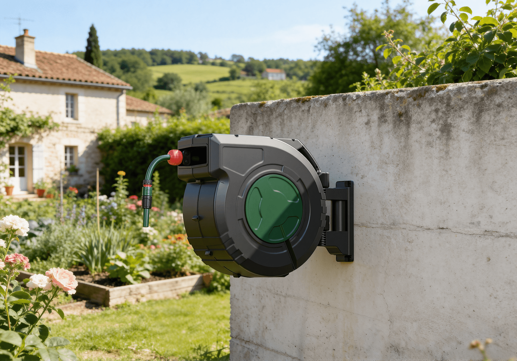 Ideal for French Gardens, Elegantly Solve Irrigation & Storage